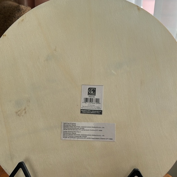 NWT fall decor of wood engraved die cut sign - Picture 2 of 2